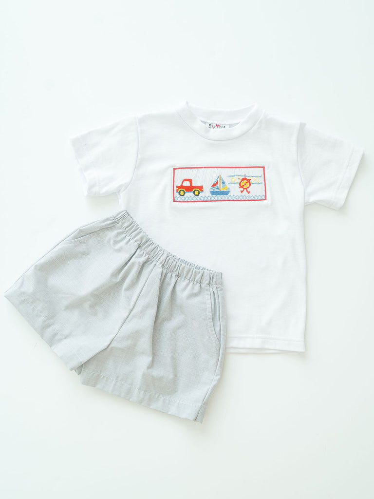 Ruth and Ralph Things That Go Beau T-Shirt and Shorts Set