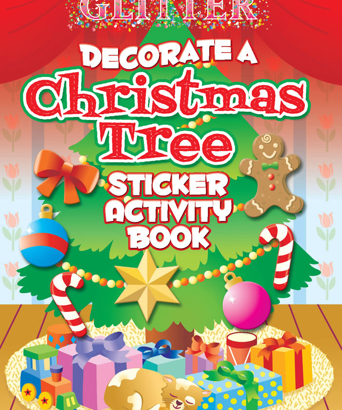 Dover Glitter Decorate a Christmas Tree Sticker Activity Book