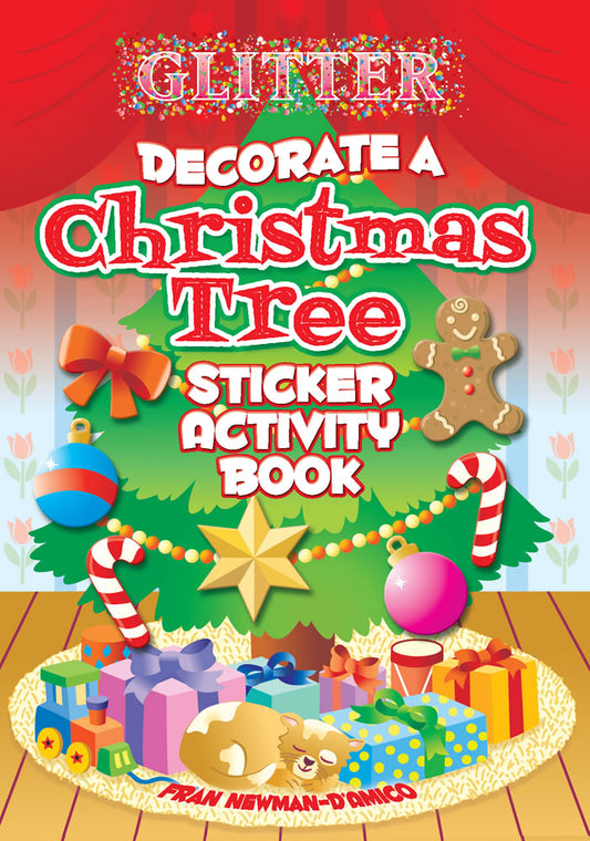 Dover Glitter Decorate a Christmas Tree Sticker Activity Book