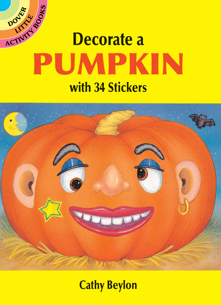 Dover Decorate a Pumpkin with 34 Stickers