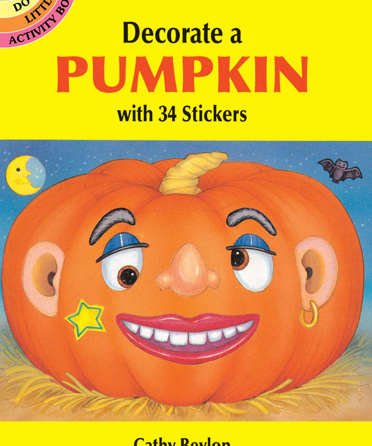 Dover Decorate a Pumpkin with 34 Stickers