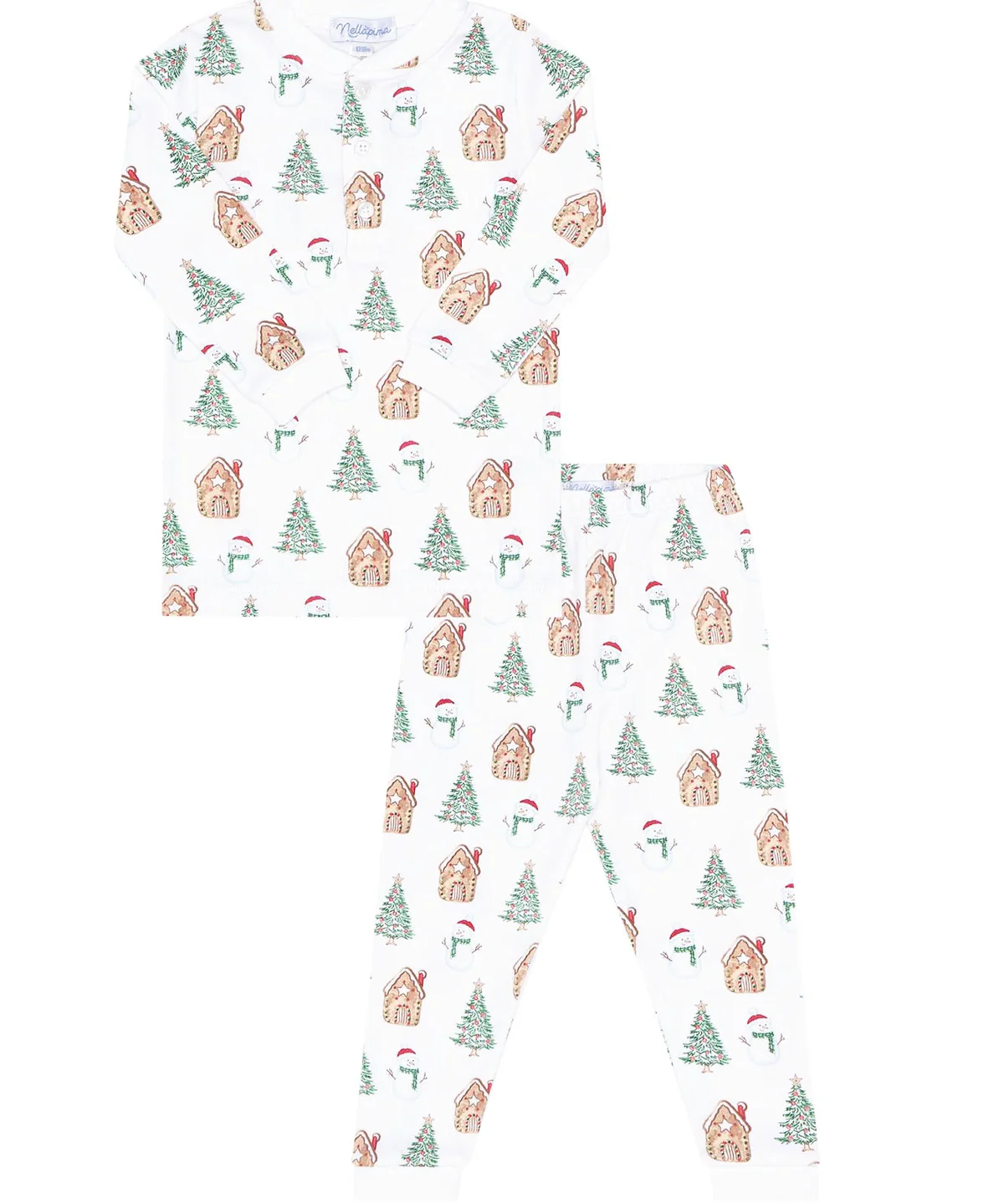 Nellapima Wonderland Christmas Print Pajama