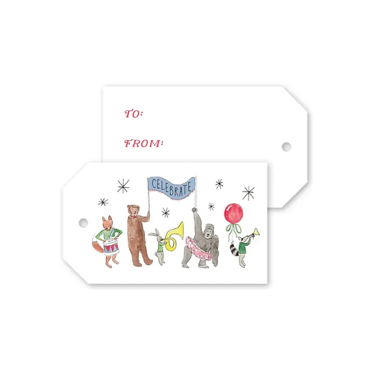 Animal Parade Gift Tags