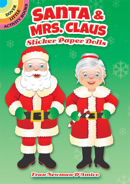 Dover Santa & Mrs. Claus Sticker Paper Dolls