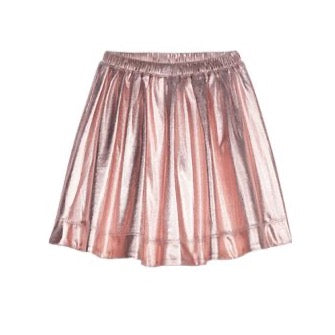 Bisby Circle Skirt- Pink Lame