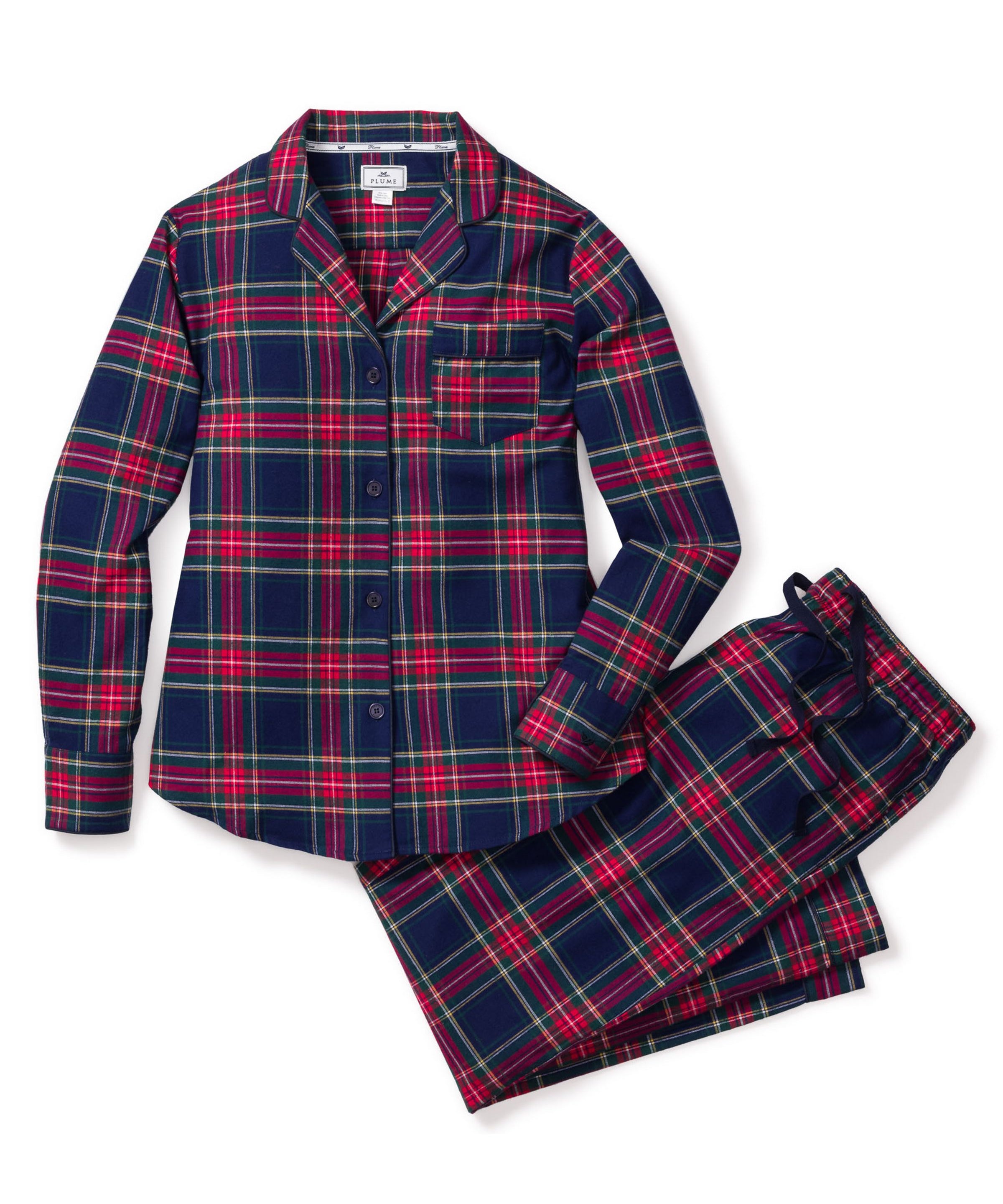 Petite Plume Women's Windsor Tartan Pajama Set
