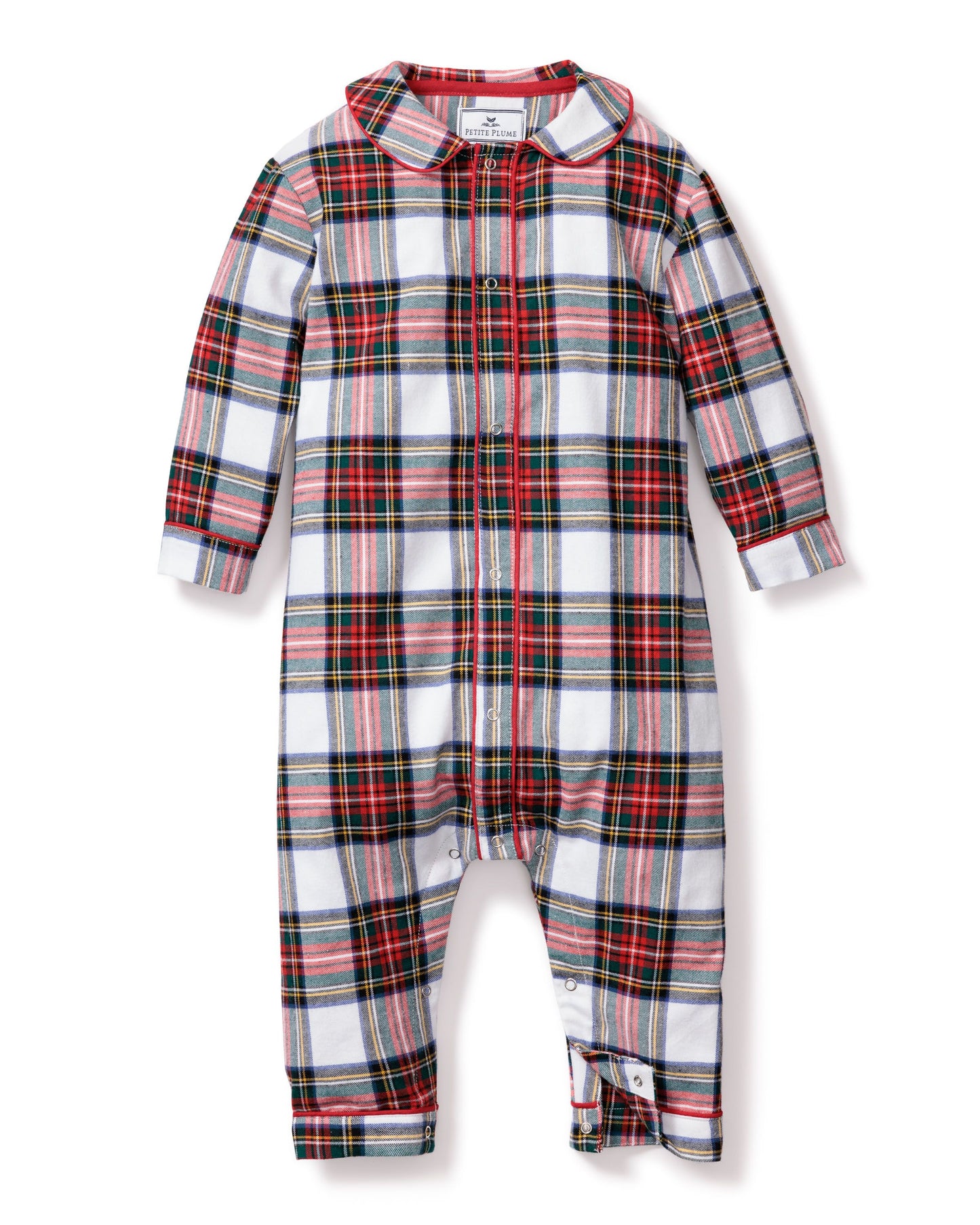 Petite Plume Balmoral Tartan Cambridge Romper