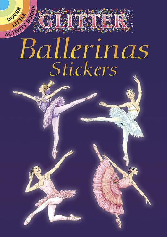 Dover Glitter Ballerinas Stickers
