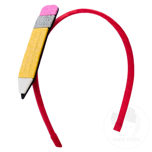 Glitter Pencil Headband