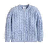 Little English Classic Cashmere Cardigan - Light Blue