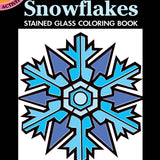Dover Heavenly Snowflakes Stained Glass Coloring Book