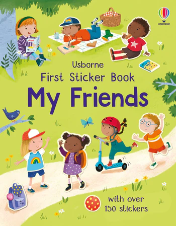 Usborne First Sticker Book- My Friends