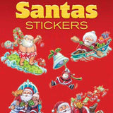 Dover Glitter Santas Stickers