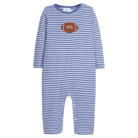 Little English Applique Romper- Football
