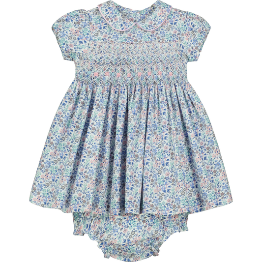 Question Everything Strand Baby Smocked Dress