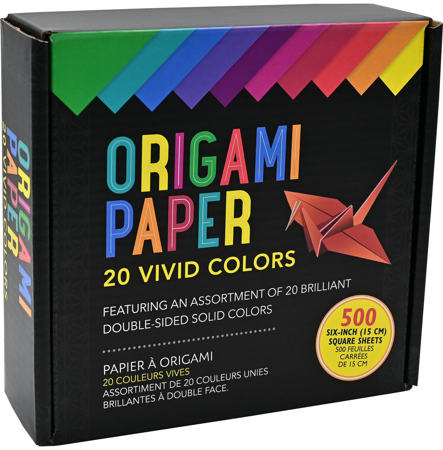 Origami Paper 20 Vivid Colors (500 Sheets)