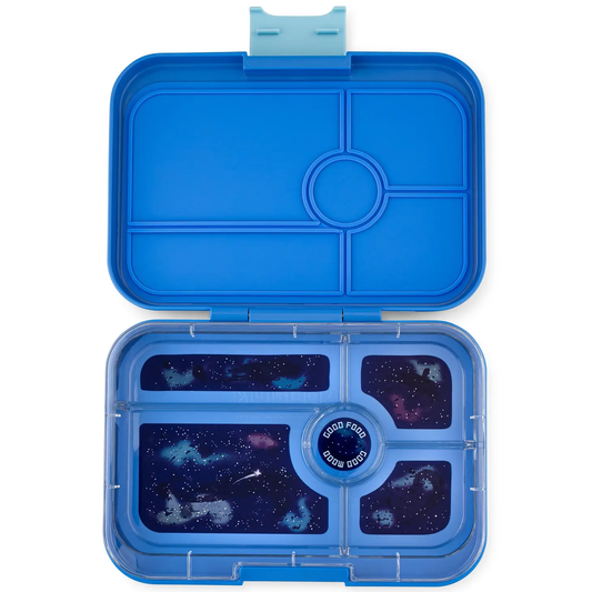 Leakproof Yumbox Tapas True Blue- 5 Compartment Space Theme Tray