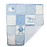 Boy's Patchwork Baby Blanket