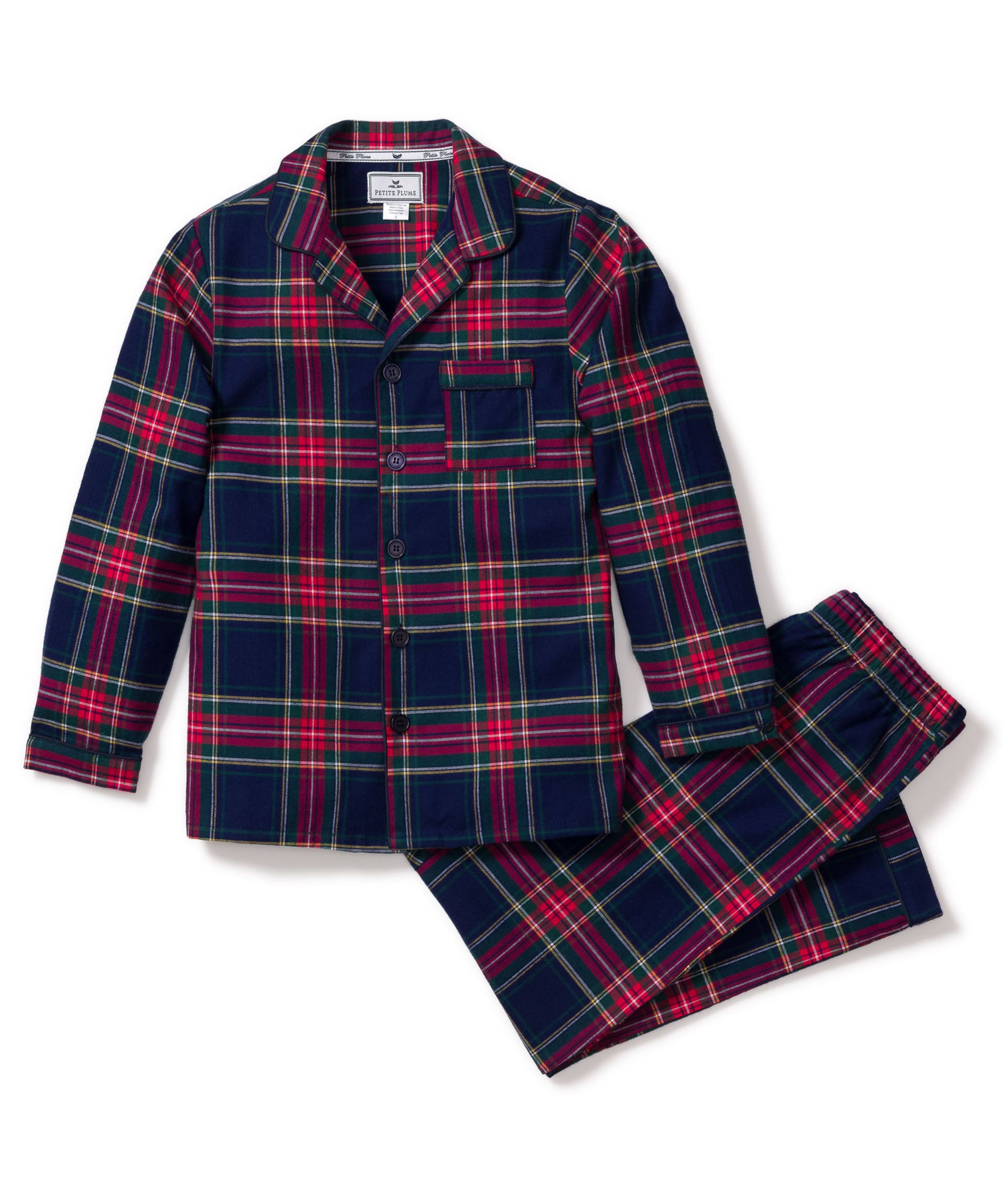 Petite Plume Windsor Tartan Pajama Set