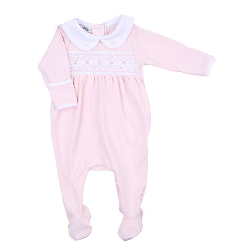 Magnolia Baby Fiona Phillip Smock Collared Girl Footie