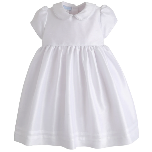 Little English Peter Pan Dress - Special Occasion White