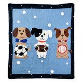 Playful Puppies Baby Blanket
