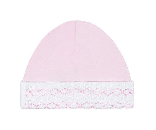 Nellapima Signature Smocked Girl Hat- Pink