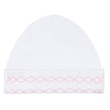 Nellapima Signature Smocked Girl Hat- White
