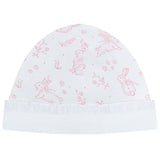 Pink Bunny Toile Hat