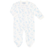 Nellapima Blue Safari Zipper Footie