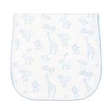 Nellapima Blue Safari Burp Cloth
