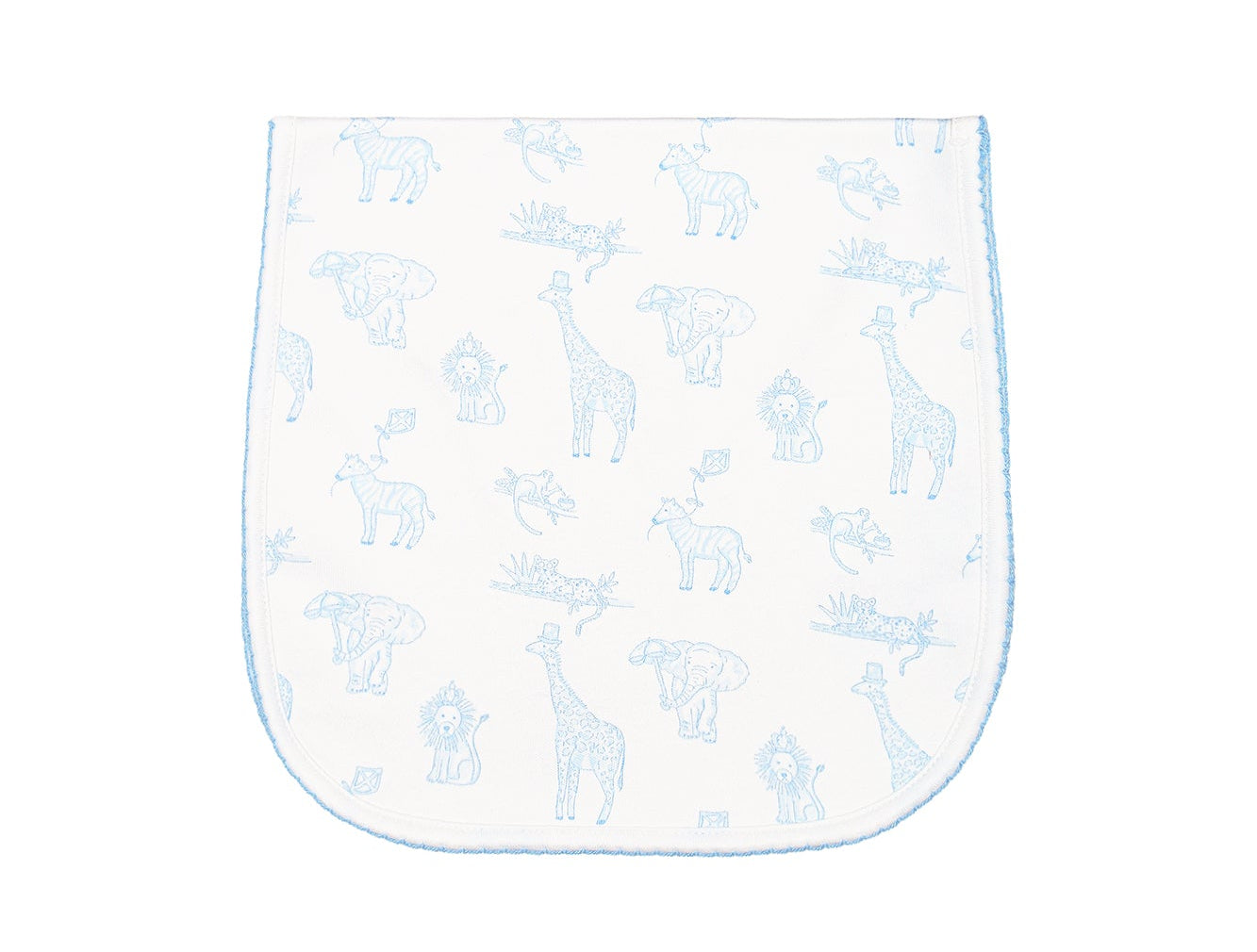 Nellapima Blue Safari Burp Cloth