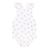 Nellapima Pink Heart Print Ruffle Bubble