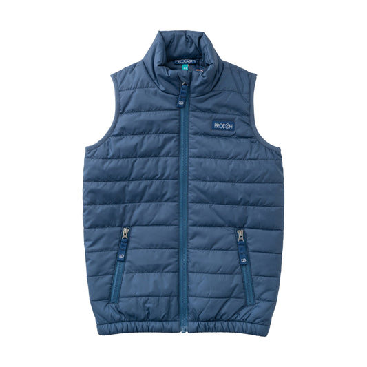 Puffer Vest - Dark Denim