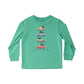 Long Sleeve Cotton T-Shirt- Green Spruce