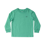 Long Sleeve Cotton T-Shirt- Green Spruce