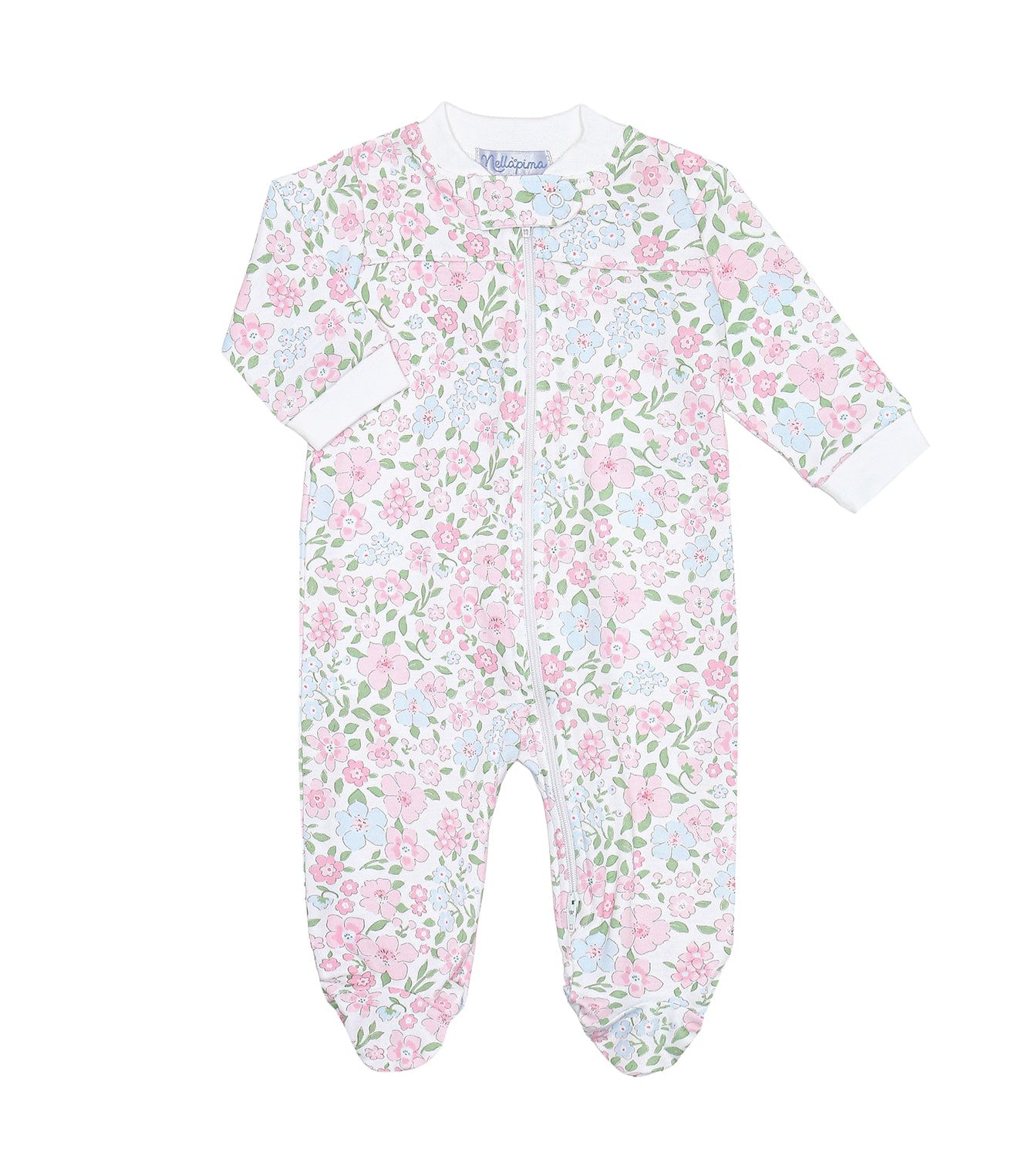 Nellapima English Garden Zipper Footie