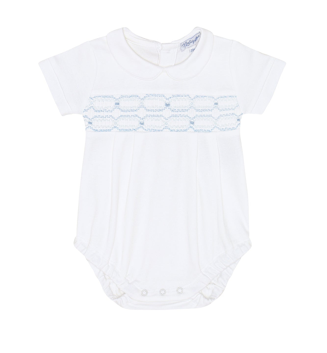 Nellapima Signature Smocked Bubble- Blue