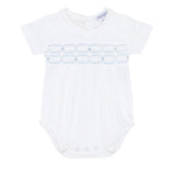 Nellapima Signature Smocked Bubble- Blue