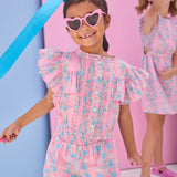 Annie Top- Spring Marguerite Floral
