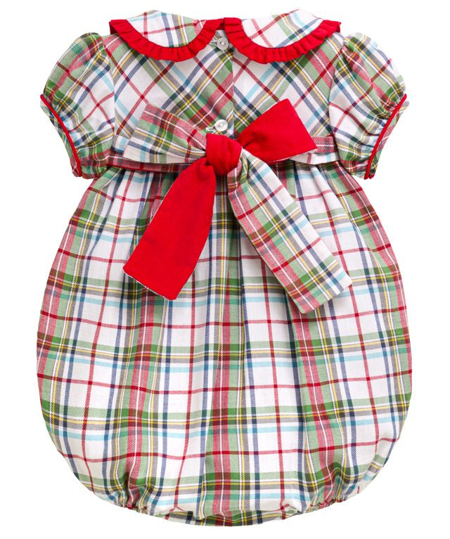 Little English Eleanor Bubble- Douglas Plaid