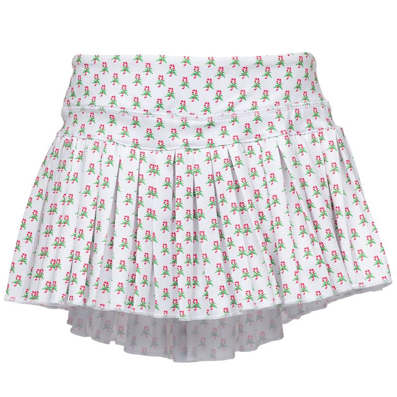 Candy Cane Mini Pleated Skort