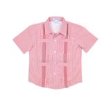 blueQuail Gameday Guayabera - Red