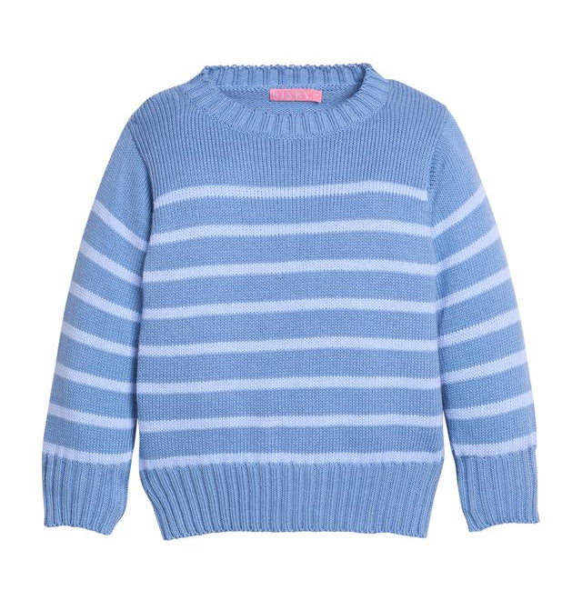 BISBY Striped Sweater- Blues