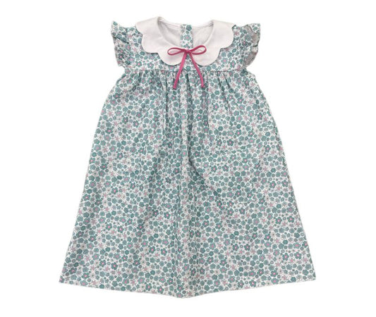 Love George Liberty Turquoise Floral Dress
