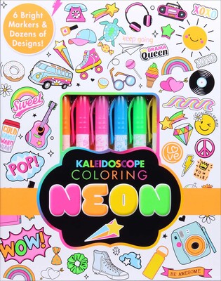 Kaleidoscope Coloring- Neon