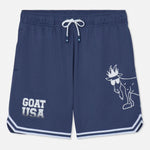 GOAT USA Big Goat Mesh Shorts - Navy