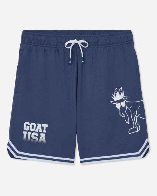 GOAT USA Big Goat Mesh Shorts - Navy