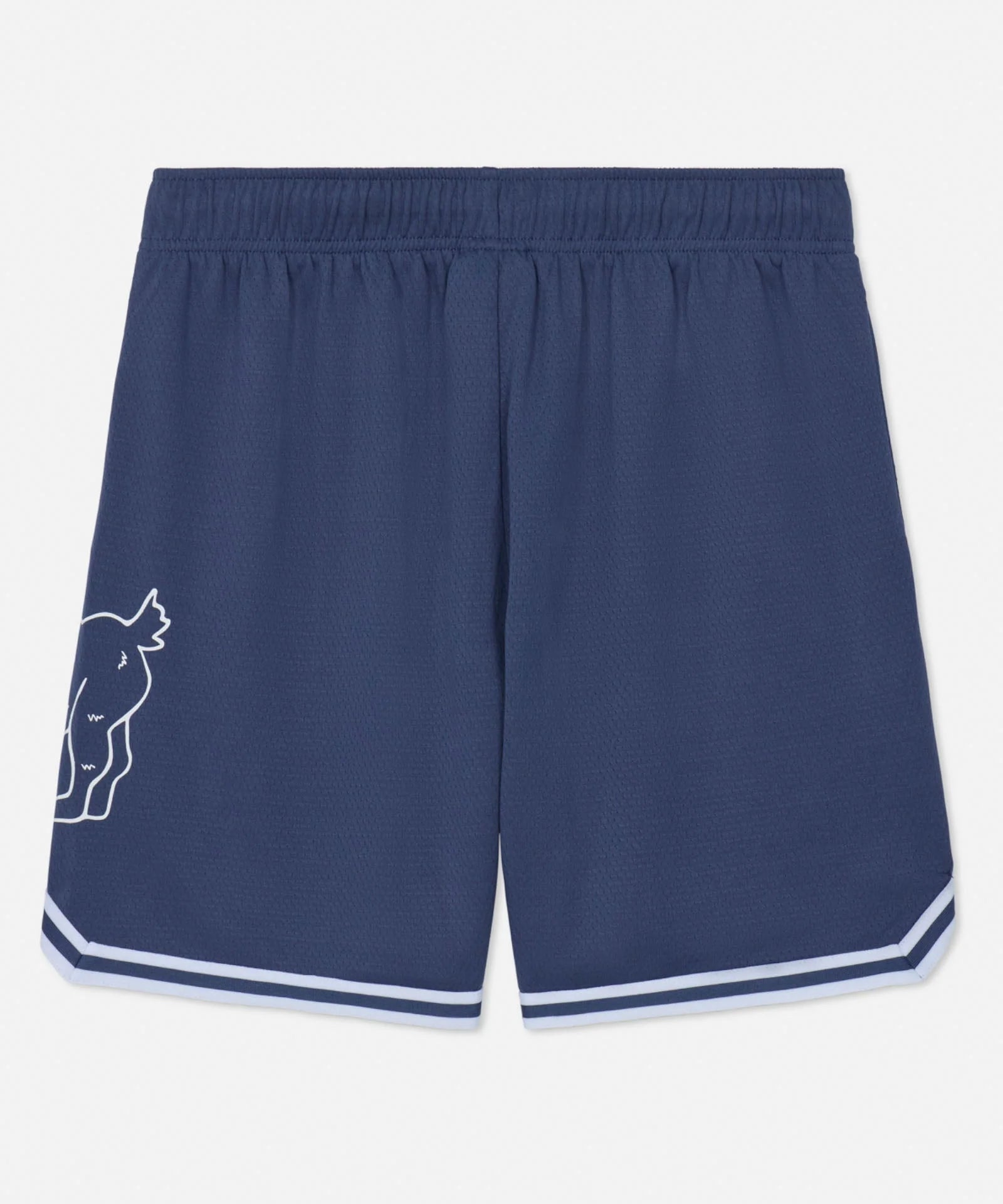 youth GOAT USA Big Goat Mesh Athletic Shorts - Navy
