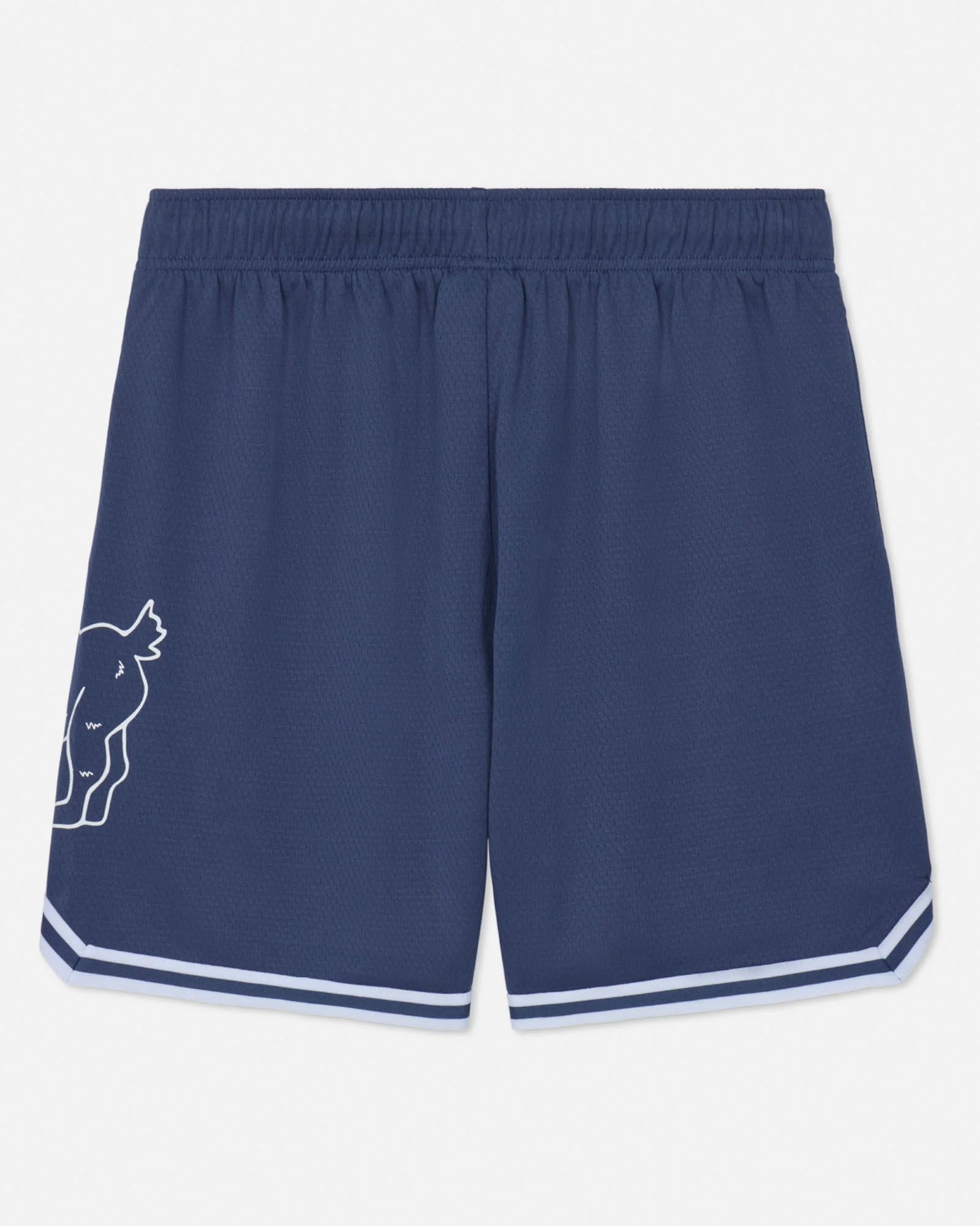 youth GOAT USA Big Goat Mesh Athletic Shorts - Navy